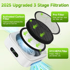 Original Filter Replacement for Air Purifier MB-032, H13 True HEPA Air Cleaner Filter, 1 Piece