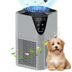 Air Purifiers for Home Large Room up to 1750 Sq Ft, H13 True HEPA Filter Air Purifiers for Bedroom, 25dB Quiet with Fragrance Diffuser for Home, Bedroom, Office (Gray)