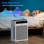 Air Purifiers for Home, Large Room up to 3000 Ft², HEPA Air Purifier for Home Pets with Filter, Air Quality Sensor, Timer, Air Cleaner for Bedroom, Dorm Room, Pet Hair, Office