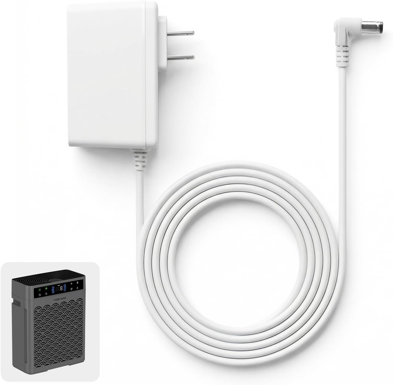 Power Cord for TDBYWAE Large Room Air Purifier MB066