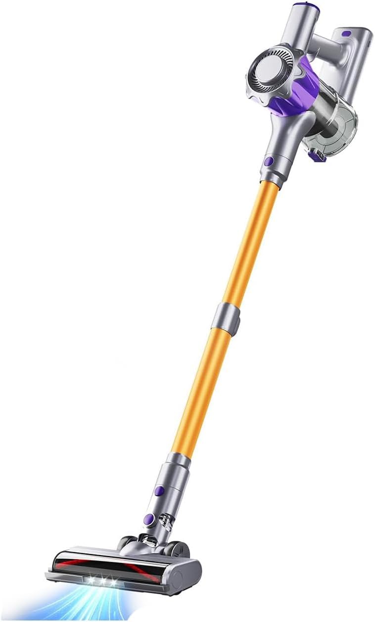Cordless Vacuum Cleaner, 450W 40Kpa Powerful Stick Vacuum, Up to 50Mins Rechargeable Battery, Vacuum Cleaners