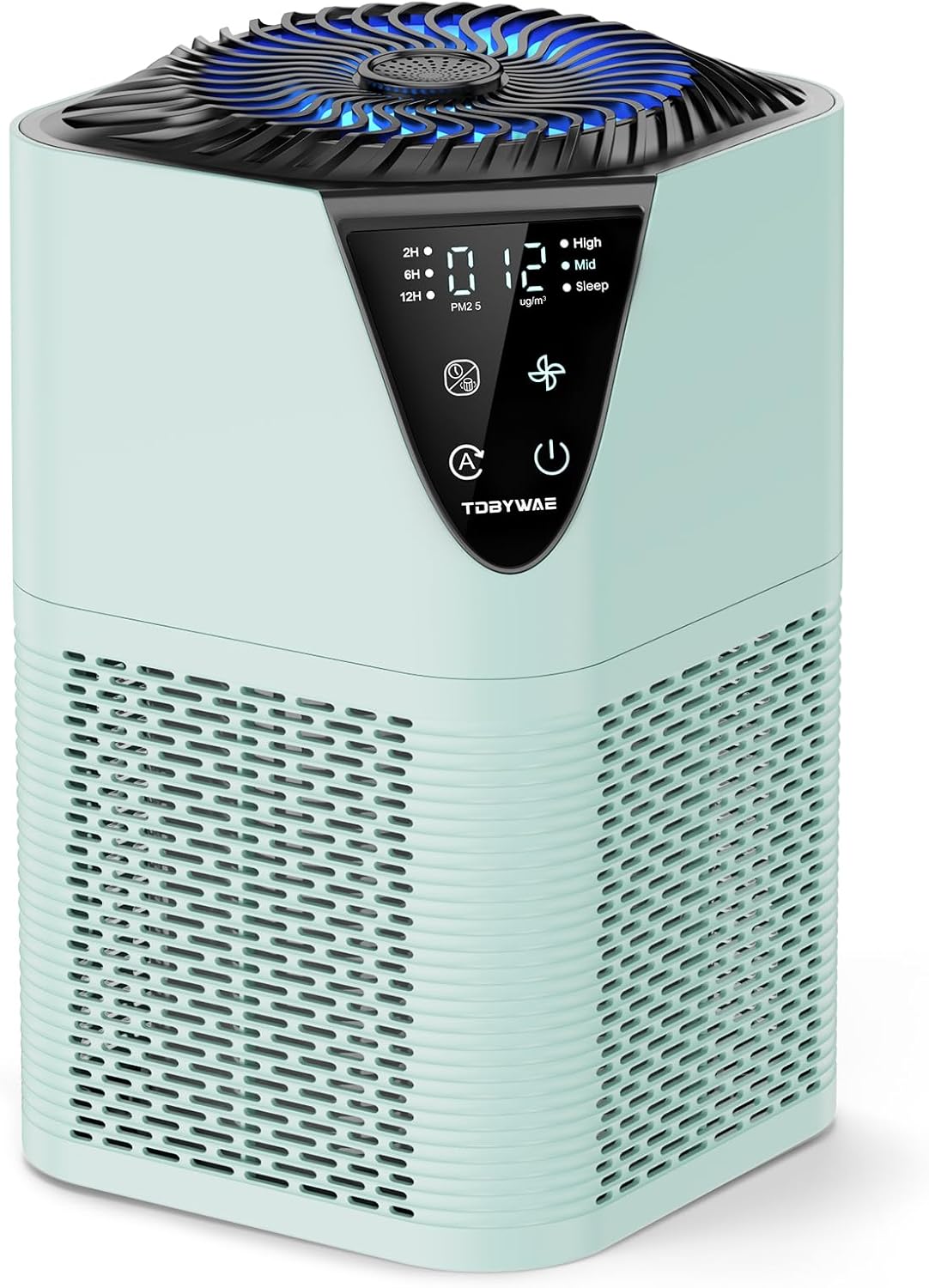 Air Purifiers for Home Large Room up to 1750 Sq Ft, H13 True HEPA Filter Air Purifiers for Bedroom, 25dB Quiet with Fragrance Diffuser for Home,Bedroom,Office (White)