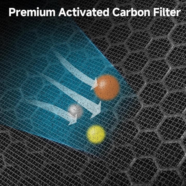 Original Filter Replacement for Air Purifier MB-032, H13 True HEPA Air Cleaner Filter, 1 Piece