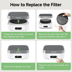 Original Filter Replacement for Air Purifier MB-032, H13 True HEPA Air Cleaner Filter, 1 Piece