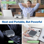 Air Purifiers for Home, TDBYWAE Air Purifier for Bedroom Up to 600 ft², H13 True HEPA Air Purifier for Dust Pets Dander Pollen Odor Smoke, with New Quiet Wind Wheel System, for Desk/Car/Travel
